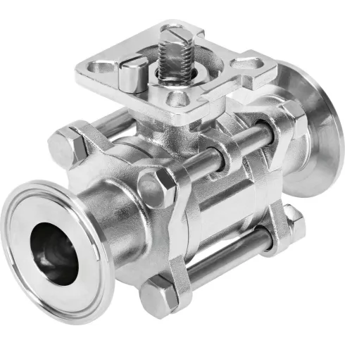 Шаровой кран Festo VZBD-21/2-S1-16-T-2-F0710-V14V14 Ру16 Ду65 (PN16 DN65)