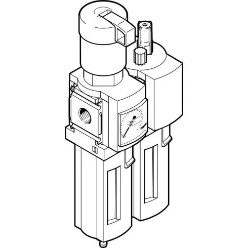 Блок подготовки воздуха, комбинация Festo MSB4-1/4-FRC13:J120M1