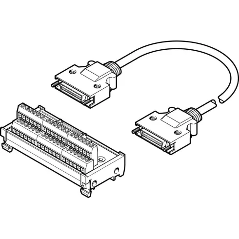 Линия управления Festo NEBC-S2G36-K-0.5-N-C2W36-S7