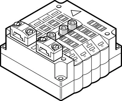 Электрический интерфейс Festo CPV14-GE-ASI-4E3A-Z M8