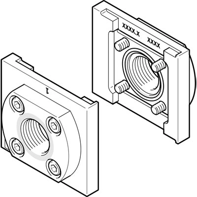 Монтажная плита Festo PAML-CP-90-HP3-G1