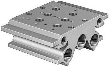 Плита для блочного монтажа Festo PRS-1/8-2-BB