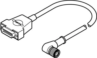 Кабель кодирующего устройства Festo NEBM-M12W8-E-10-N-R3G8