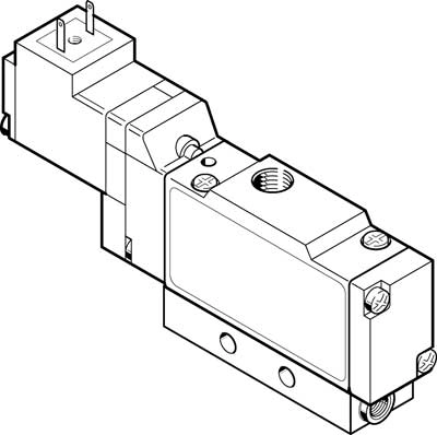 MEH-3/2-1/8-B Распределитель с электроуправлением Festo