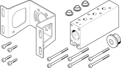 Р-планка для блочного монтажа Festo VABM-B10-30-G34-3-P53-E