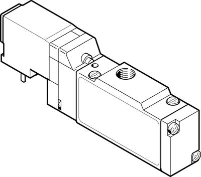 Распределитель с электроуправлением Festo MEH-3/2-1/8-P-I-B