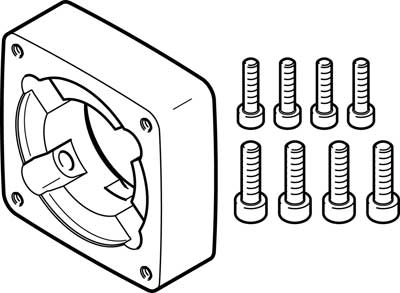 Фланец электродвигателя Festo EAMF-A-38A-60P