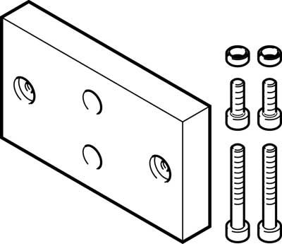 Адаптерная плита для параллельного захвата Festo DHAA-G-Q11-25-B6-14-40