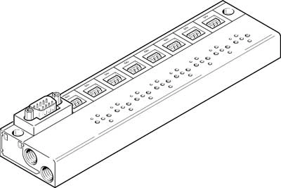 Плита для блочного монтажа Festo MHP1-PR8-3-PI-D9