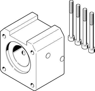 Корпус муфты Festo EAMK-A-E72-64A