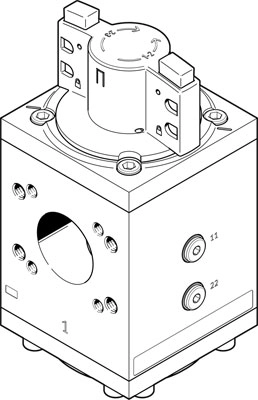 Отсечной клапан Festo PVEL-H-124-HP3