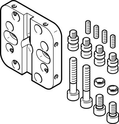 Адаптерная плита для радиального захвата Festo DHAA-G-Q5-25-B11-25