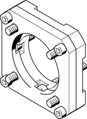 EAMF-A-118A-120G Фланец электродвигателя Festo