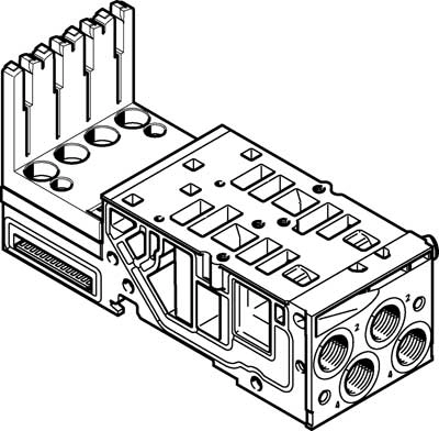 Монтажная плита Festo VMPA2-AP-2-1-EMM-2