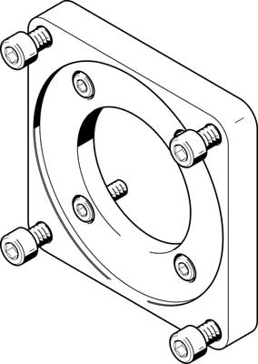 Фланец электродвигателя Festo EAMF-A-118B-140A