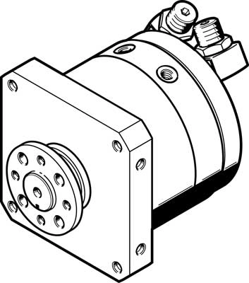 Неполноповоротный привод Festo DSM-T-32-270-P-FW-A-B