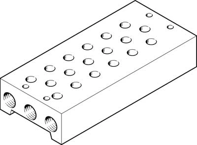 Плита для блочного монтажа Festo PRS-1/4-6