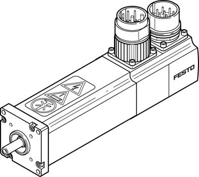 Серводвигатель Festo EMMS-AS-40-MK-LS-SRB