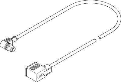 Соединительный кабель Festo NEBV-B2W3-K-0.3-N-M12W3