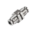 SPM06S1 Муфта цанговая для панельного монтажа E.MC, нержавеющая сталь SS316, 6 мм