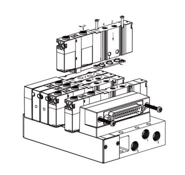 S2VM-050 Уплотнение плиты пневмоострова E.MC S2VM
